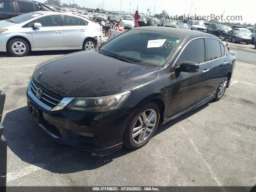 2014 Honda Accord Sedan Ex-l Черный vin: 1HGCR2F86EA052683