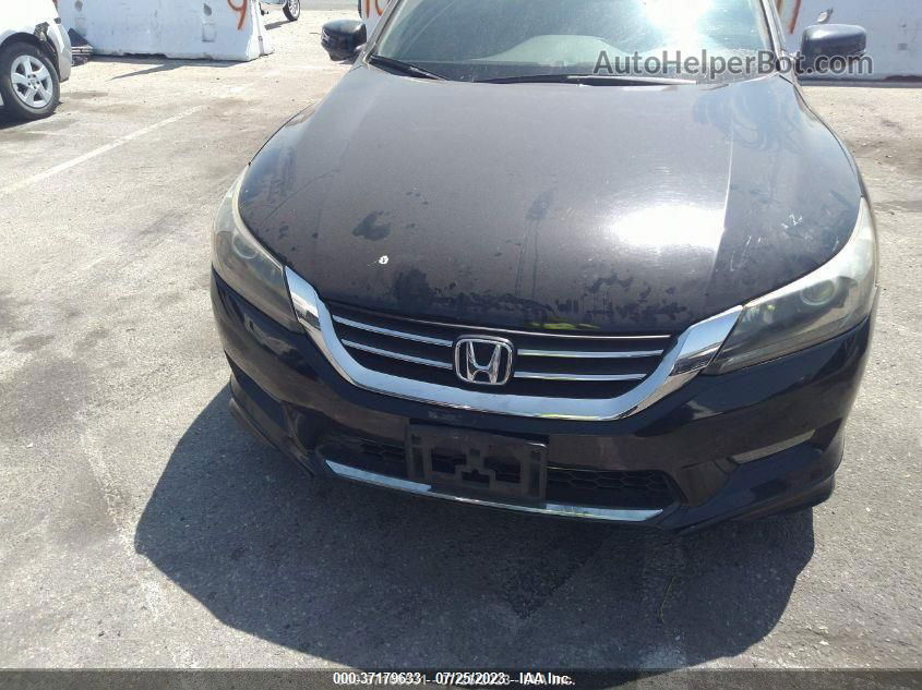 2014 Honda Accord Sedan Ex-l Черный vin: 1HGCR2F86EA052683