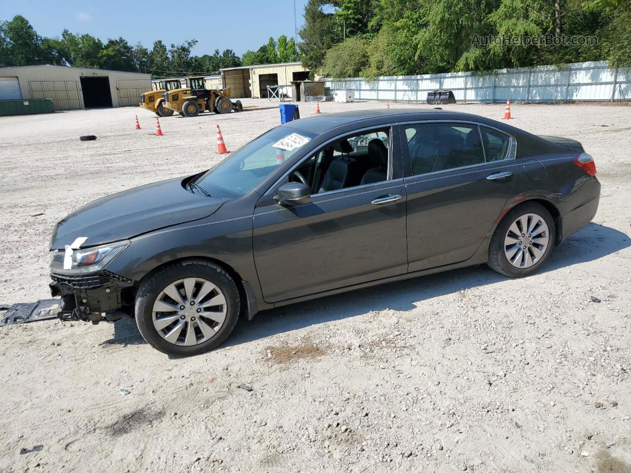 2014 Honda Accord Exl Gray vin: 1HGCR2F86EA066261