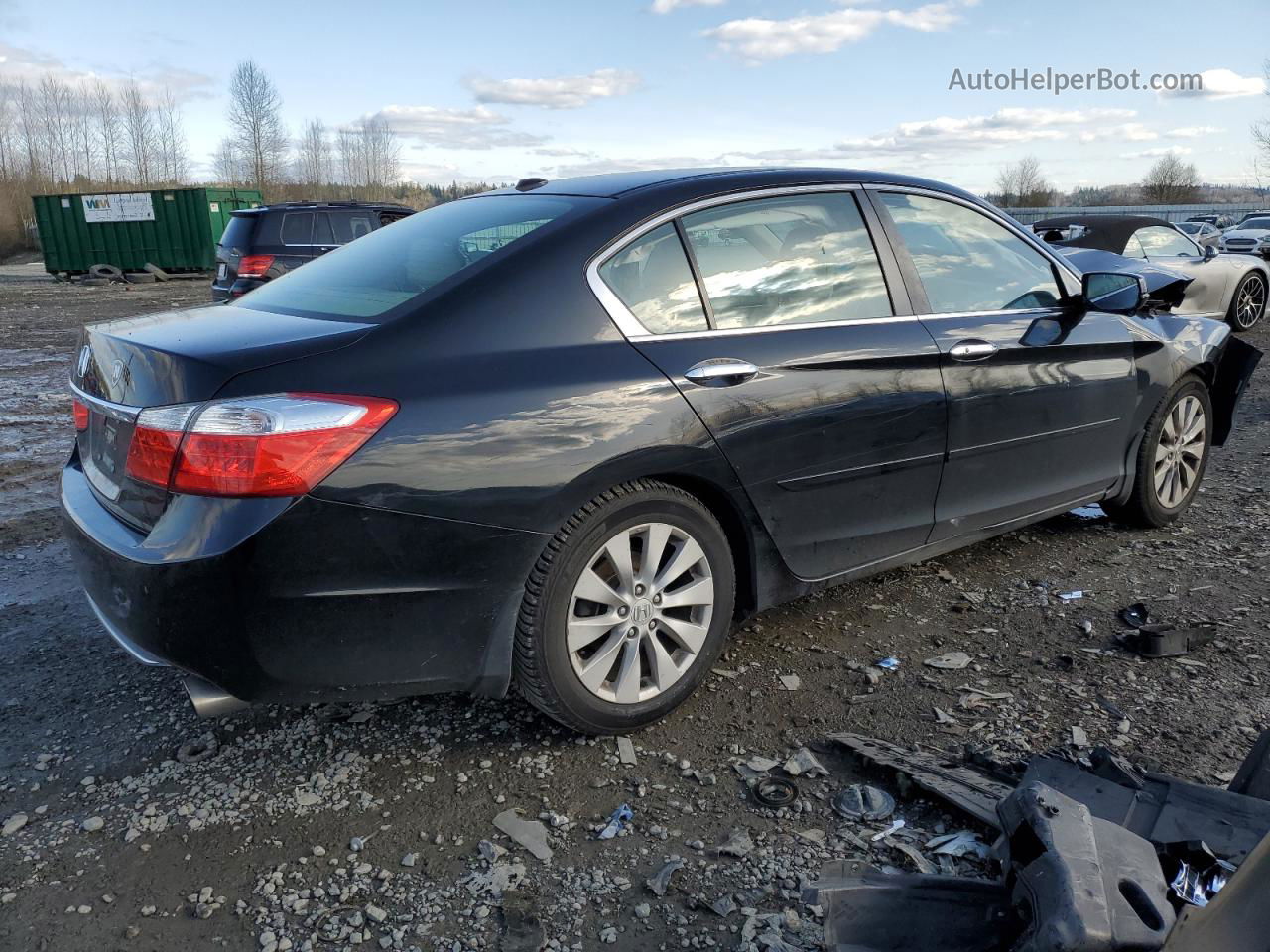 2014 Honda Accord Exl Black vin: 1HGCR2F86EA193642