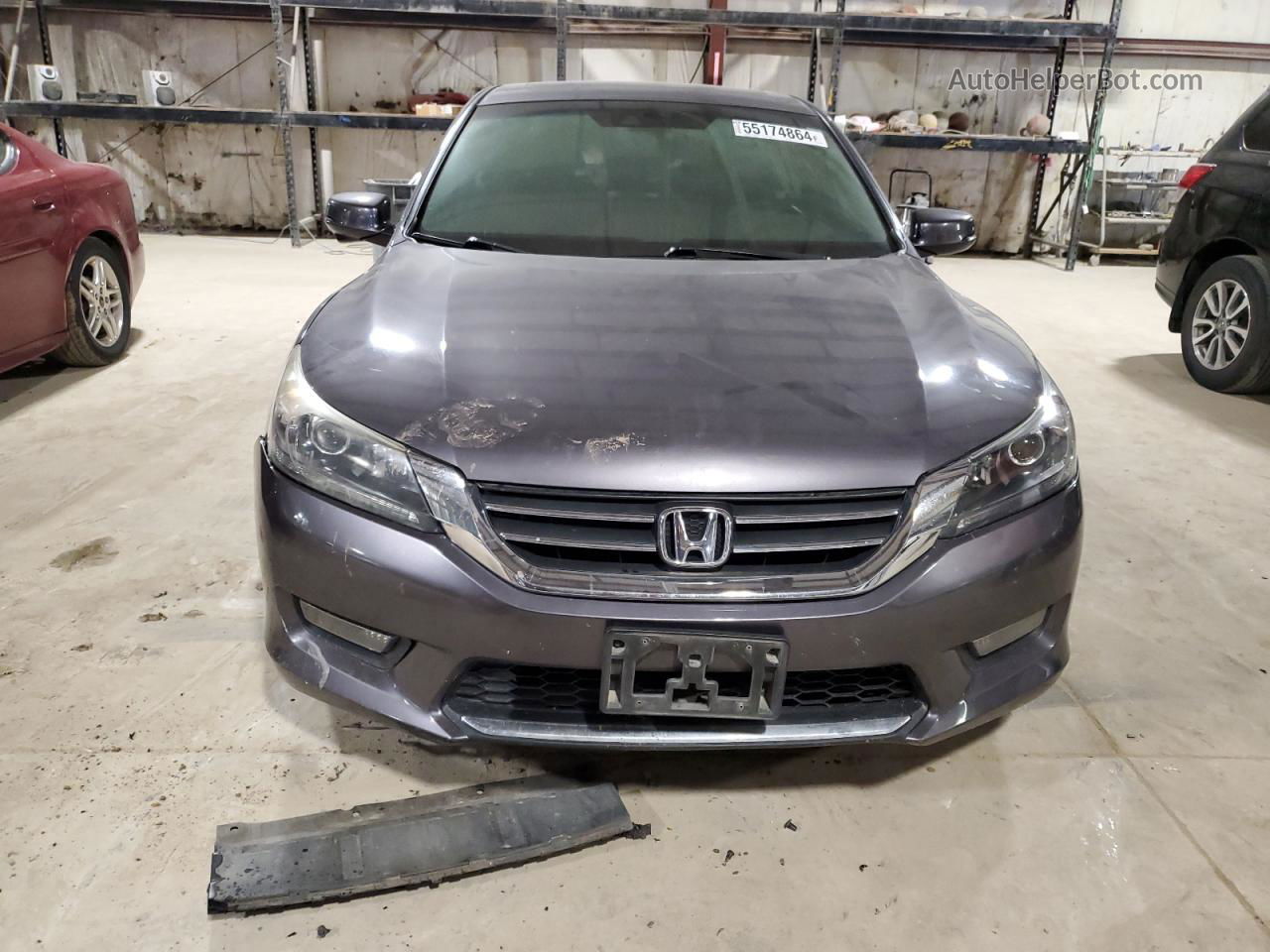 2014 Honda Accord Exl Gray vin: 1HGCR2F86EA260661