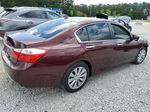 2015 Honda Accord Exl Maroon vin: 1HGCR2F86FA051874