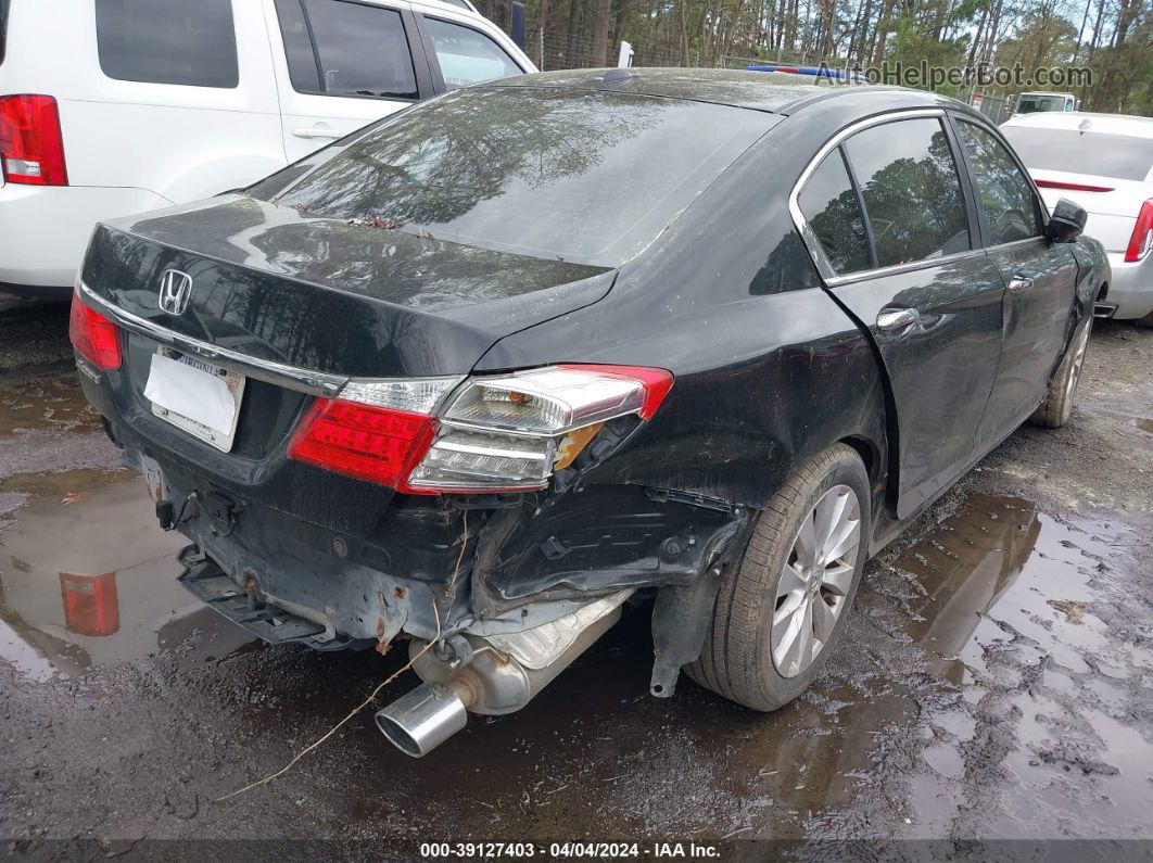 2015 Honda Accord Ex-l Black vin: 1HGCR2F86FA131014