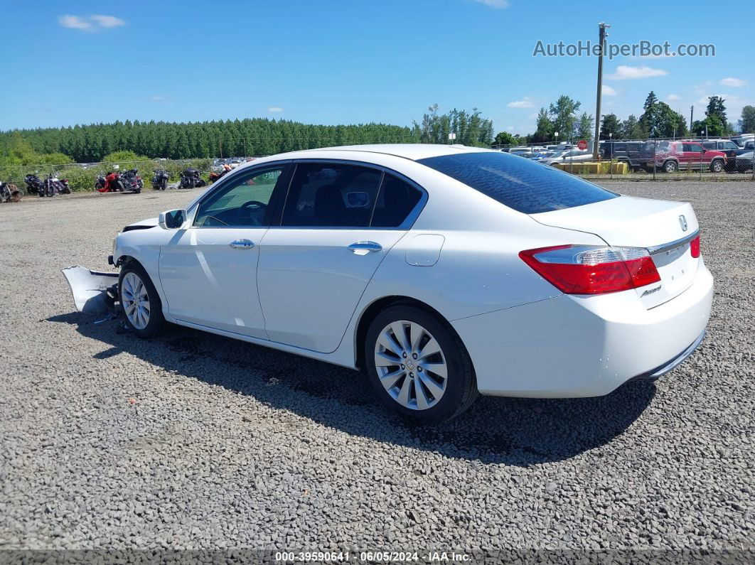 2015 Honda Accord Ex-l Белый vin: 1HGCR2F86FA131739