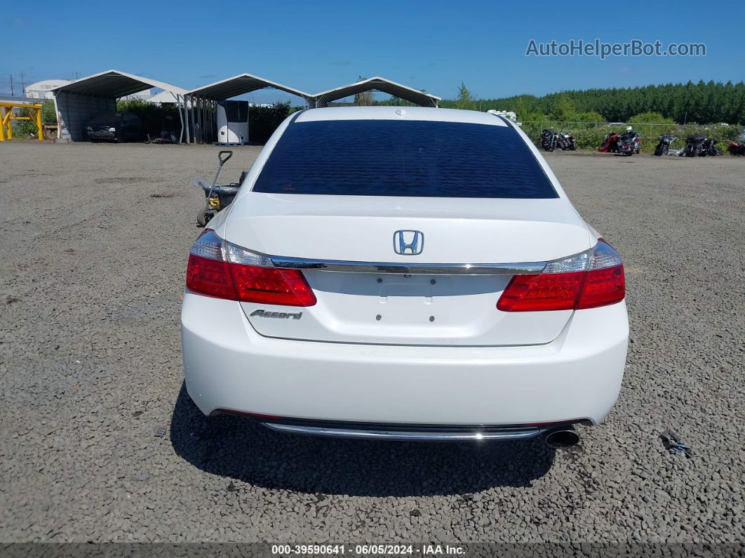 2015 Honda Accord Ex-l White vin: 1HGCR2F86FA131739