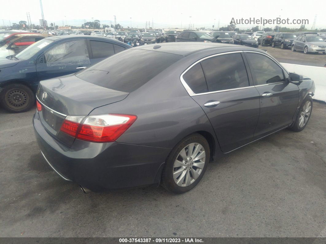 2015 Honda Accord Sedan Ex-l Gray vin: 1HGCR2F86FA136942