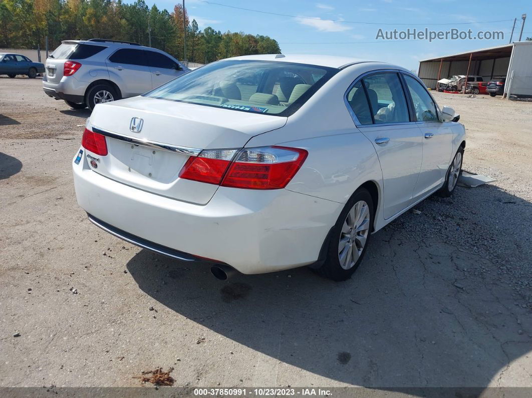 2015 Honda Accord Sedan Ex-l White vin: 1HGCR2F86FA182481