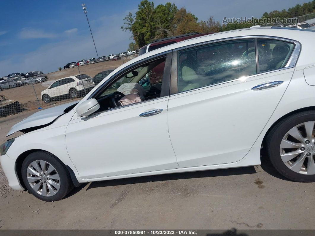 2015 Honda Accord Sedan Ex-l White vin: 1HGCR2F86FA182481