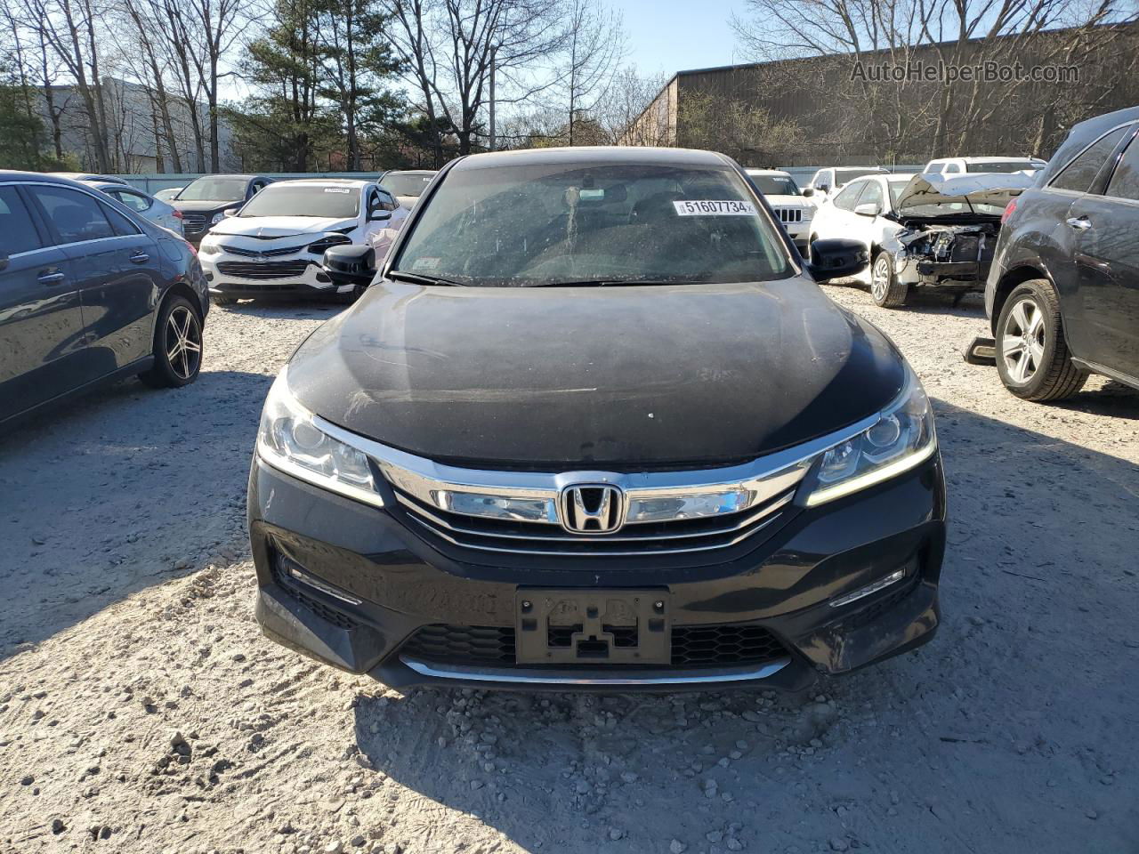 2017 Honda Accord Exl Black vin: 1HGCR2F86HA008963