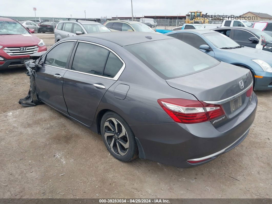 2017 Honda Accord Ex-l Gray vin: 1HGCR2F86HA051523