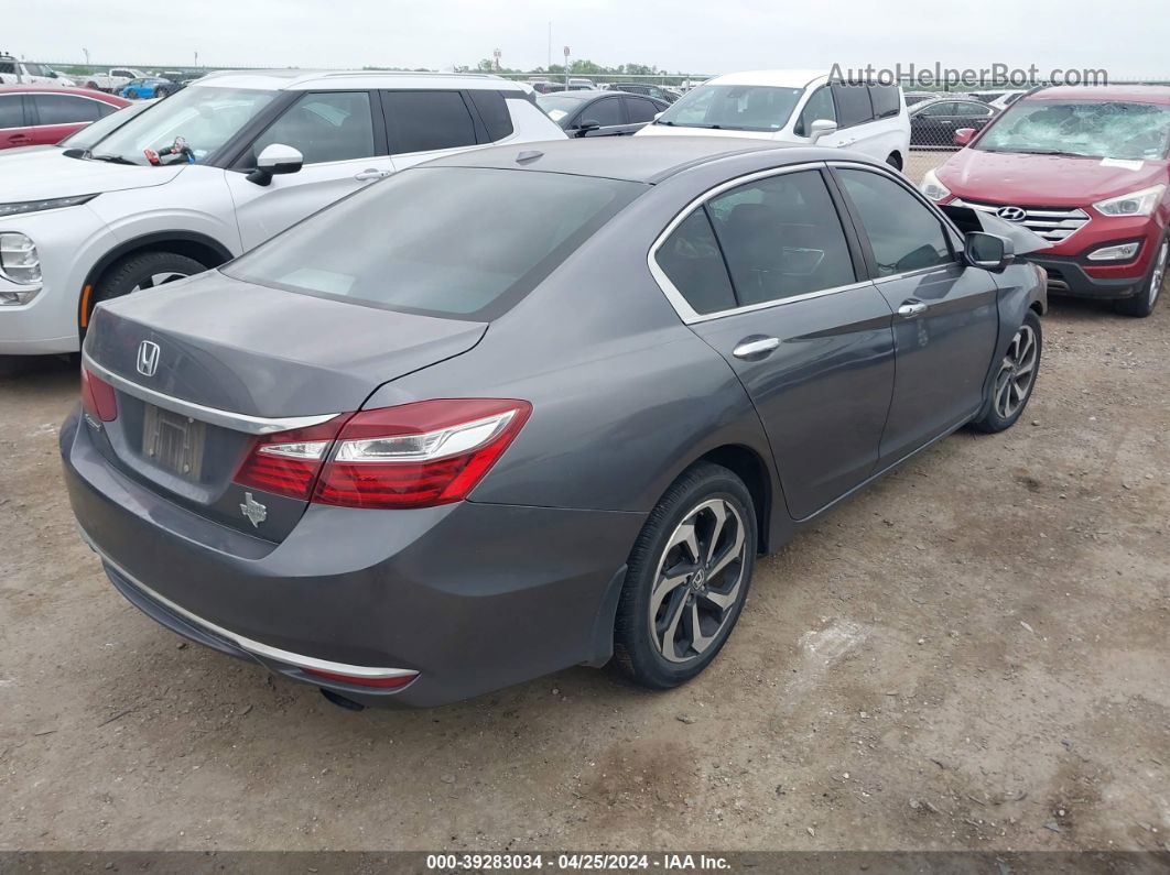 2017 Honda Accord Ex-l Gray vin: 1HGCR2F86HA051523