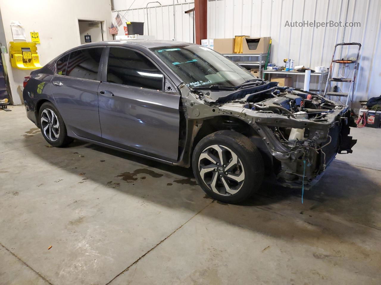 2017 Honda Accord Exl Charcoal vin: 1HGCR2F86HA164548