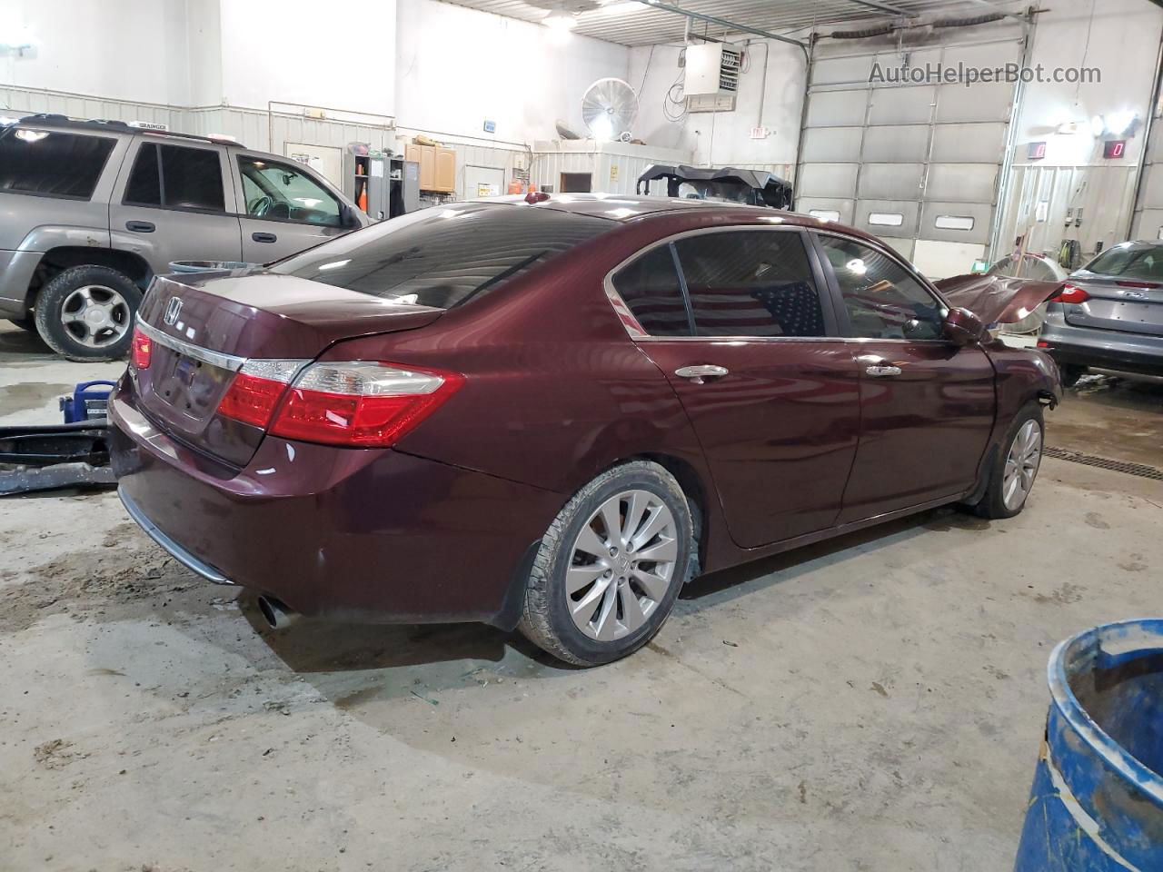 2014 Honda Accord Exl Red vin: 1HGCR2F87EA092822