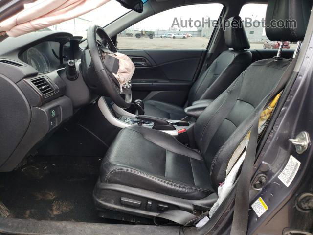 2014 Honda Accord Exl Серый vin: 1HGCR2F87EA113359