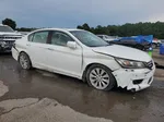 2014 Honda Accord Exl White vin: 1HGCR2F87EA159662