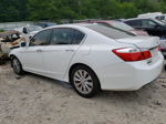 2014 Honda Accord Exl White vin: 1HGCR2F87EA169219