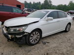 2014 Honda Accord Exl White vin: 1HGCR2F87EA169219