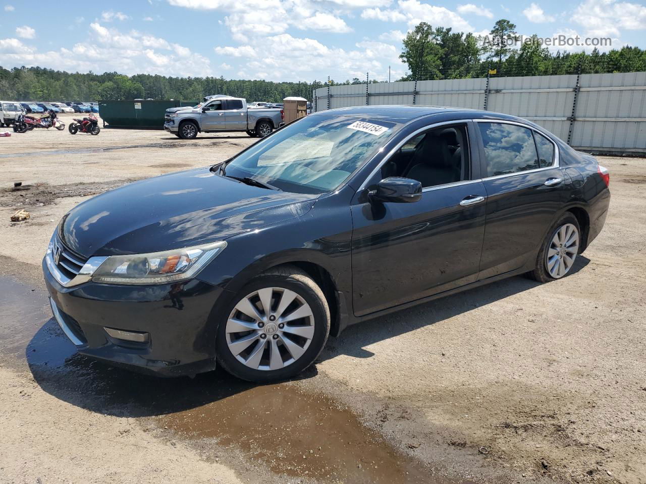 2014 Honda Accord Exl Black vin: 1HGCR2F87EA172198