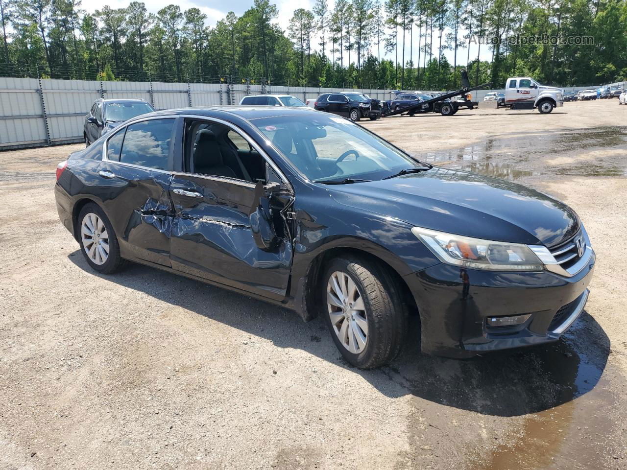 2014 Honda Accord Exl Black vin: 1HGCR2F87EA172198