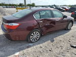 2014 Honda Accord Exl Темно-бордовый vin: 1HGCR2F87EA173450