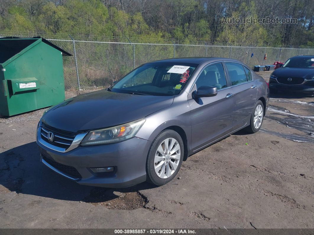 2014 Honda Accord Ex-l Silver vin: 1HGCR2F87EA224154