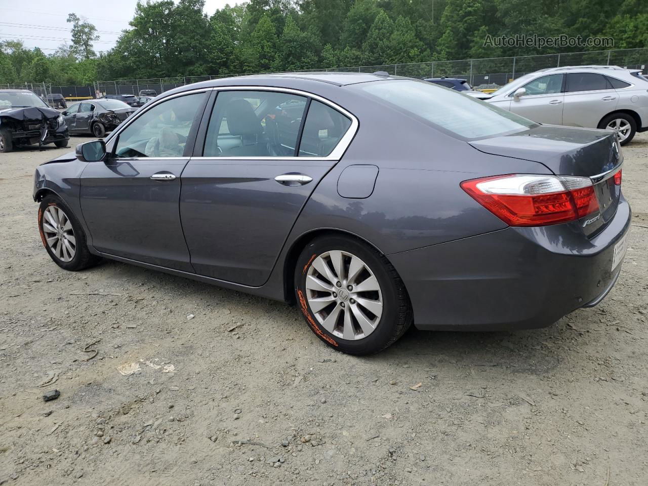 2014 Honda Accord Exl Gray vin: 1HGCR2F87EA224798