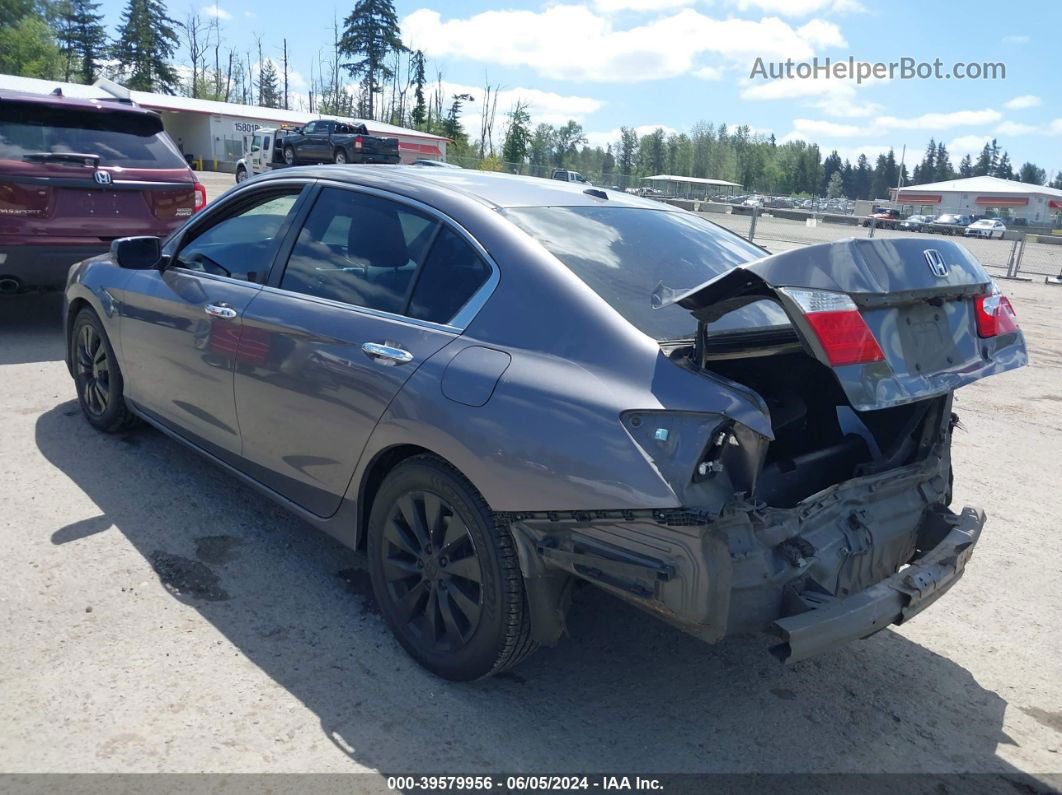 2014 Honda Accord Ex-l Blue vin: 1HGCR2F87EA226308