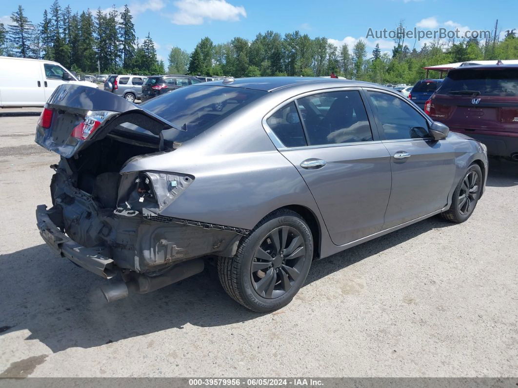 2014 Honda Accord Ex-l Blue vin: 1HGCR2F87EA226308