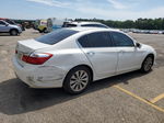 2014 Honda Accord Exl White vin: 1HGCR2F87EA230620