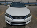 2014 Honda Accord Exl White vin: 1HGCR2F87EA230620