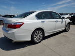 2014 Honda Accord Exl White vin: 1HGCR2F87EA253301