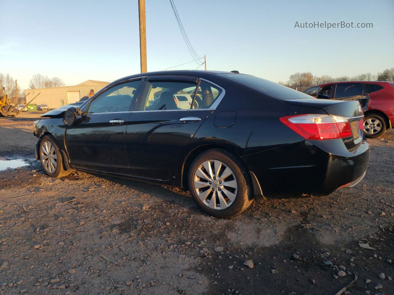 2014 Honda Accord Exl Black vin: 1HGCR2F87EA302903