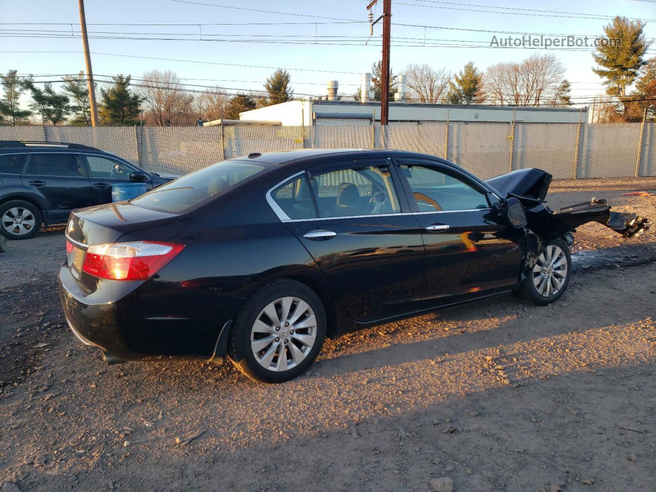 2014 Honda Accord Exl Black vin: 1HGCR2F87EA302903