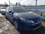 2014 Honda Accord Exl Blue vin: 1HGCR2F87EA306661