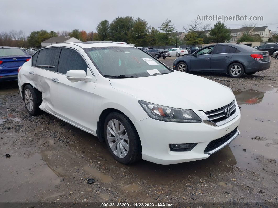 2014 Honda Accord Ex-l Белый vin: 1HGCR2F87EA307907