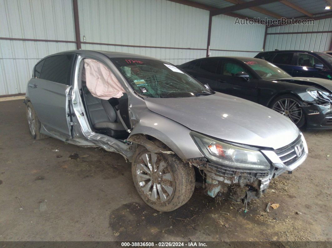 2015 Honda Accord Ex-l Silver vin: 1HGCR2F87FA018558