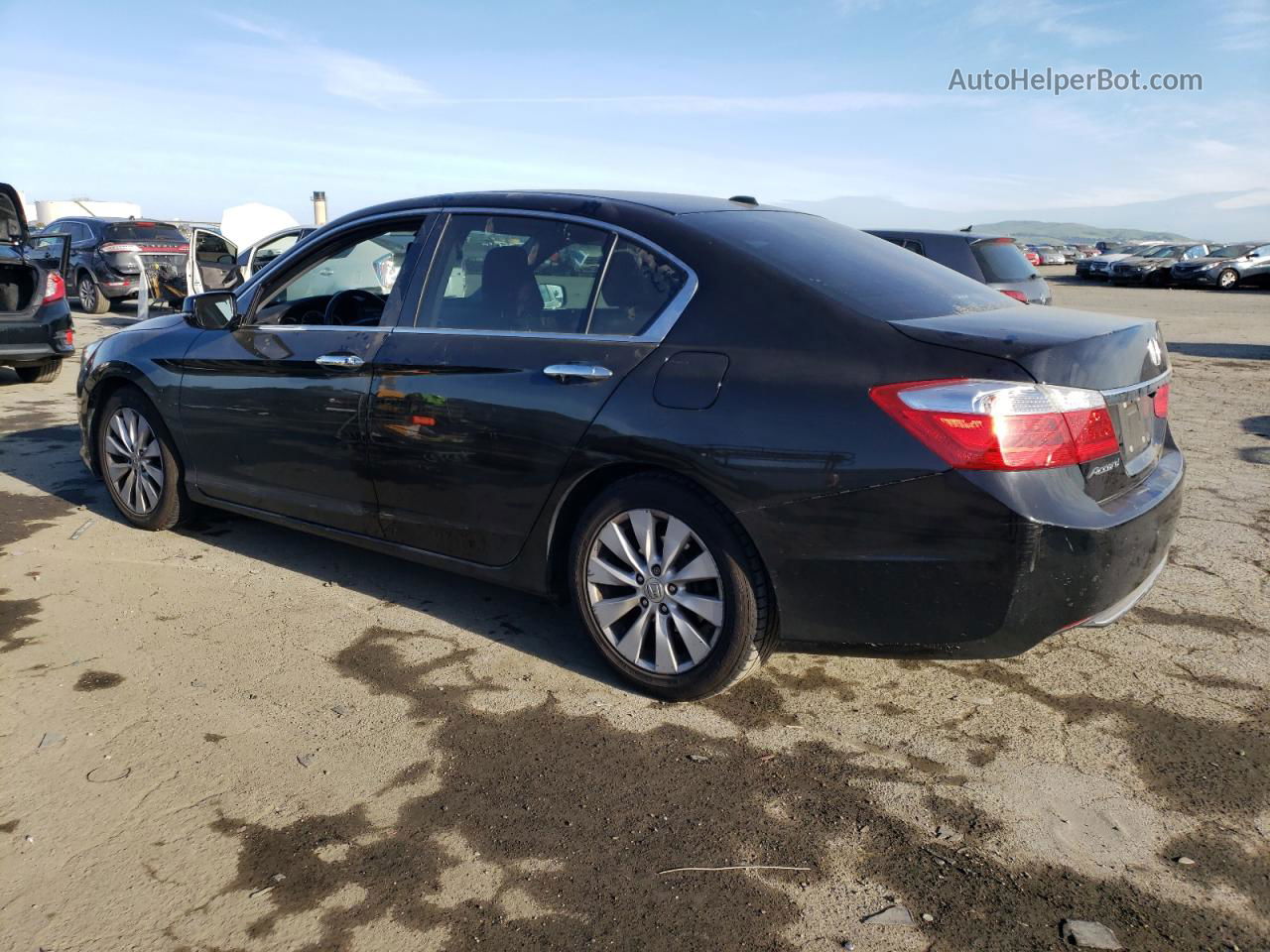 2015 Honda Accord Exl Black vin: 1HGCR2F87FA086245