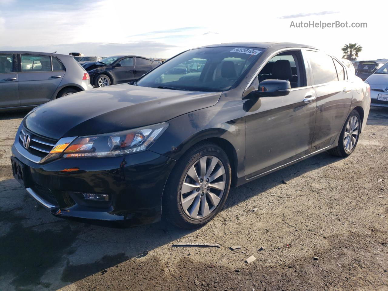 2015 Honda Accord Exl Black vin: 1HGCR2F87FA086245