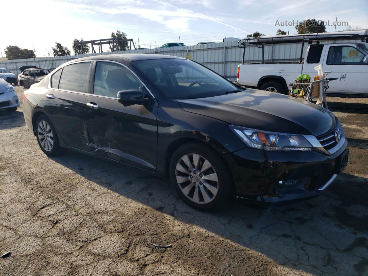 2015 Honda Accord Exl Black vin: 1HGCR2F87FA086245