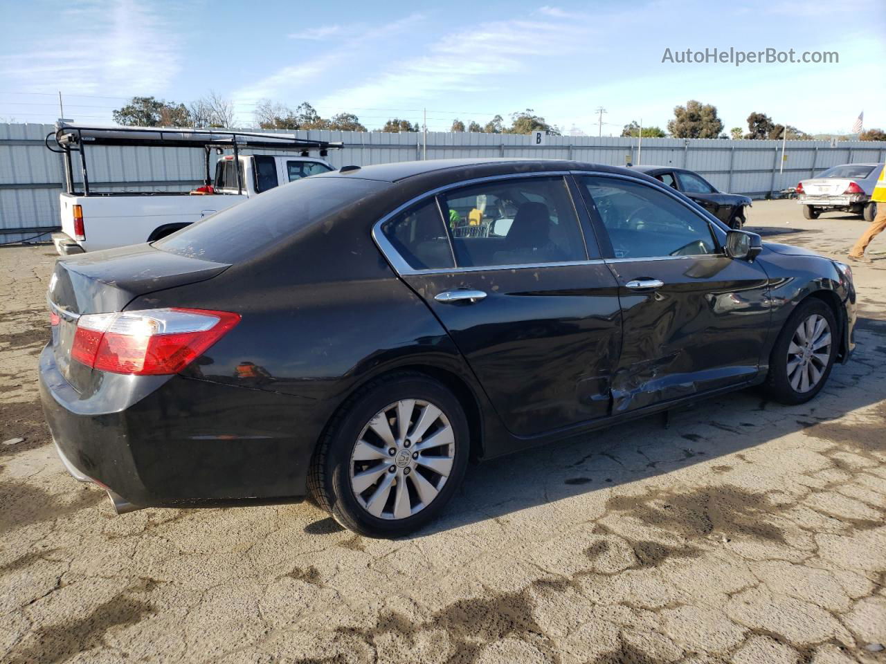 2015 Honda Accord Exl Black vin: 1HGCR2F87FA086245