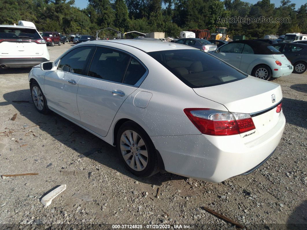 2015 Honda Accord Sedan Ex-l White vin: 1HGCR2F87FA111516