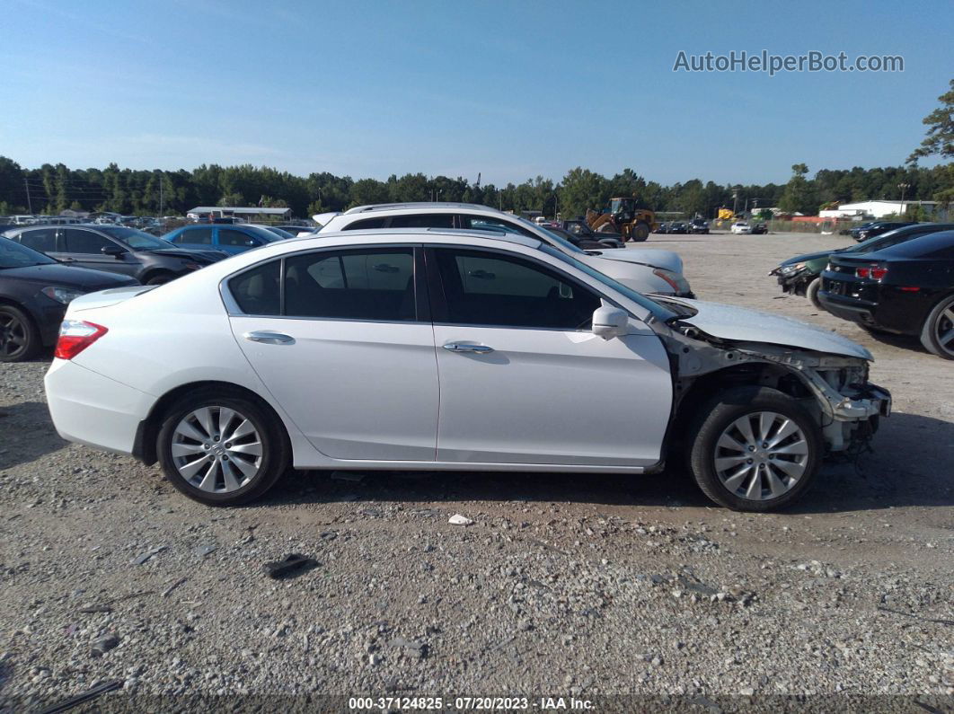 2015 Honda Accord Sedan Ex-l White vin: 1HGCR2F87FA111516