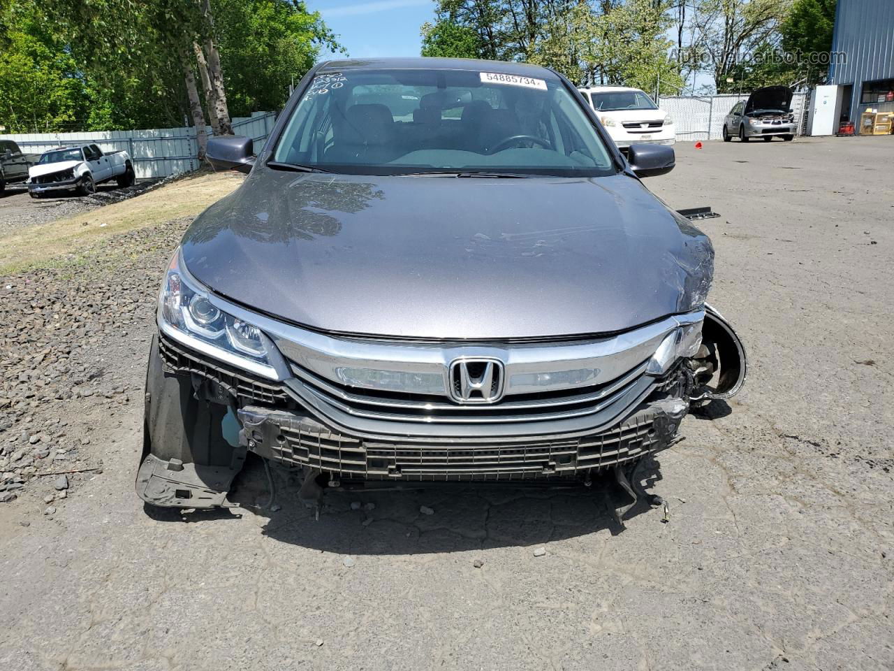 2016 Honda Accord Exl Gray vin: 1HGCR2F87GA033403