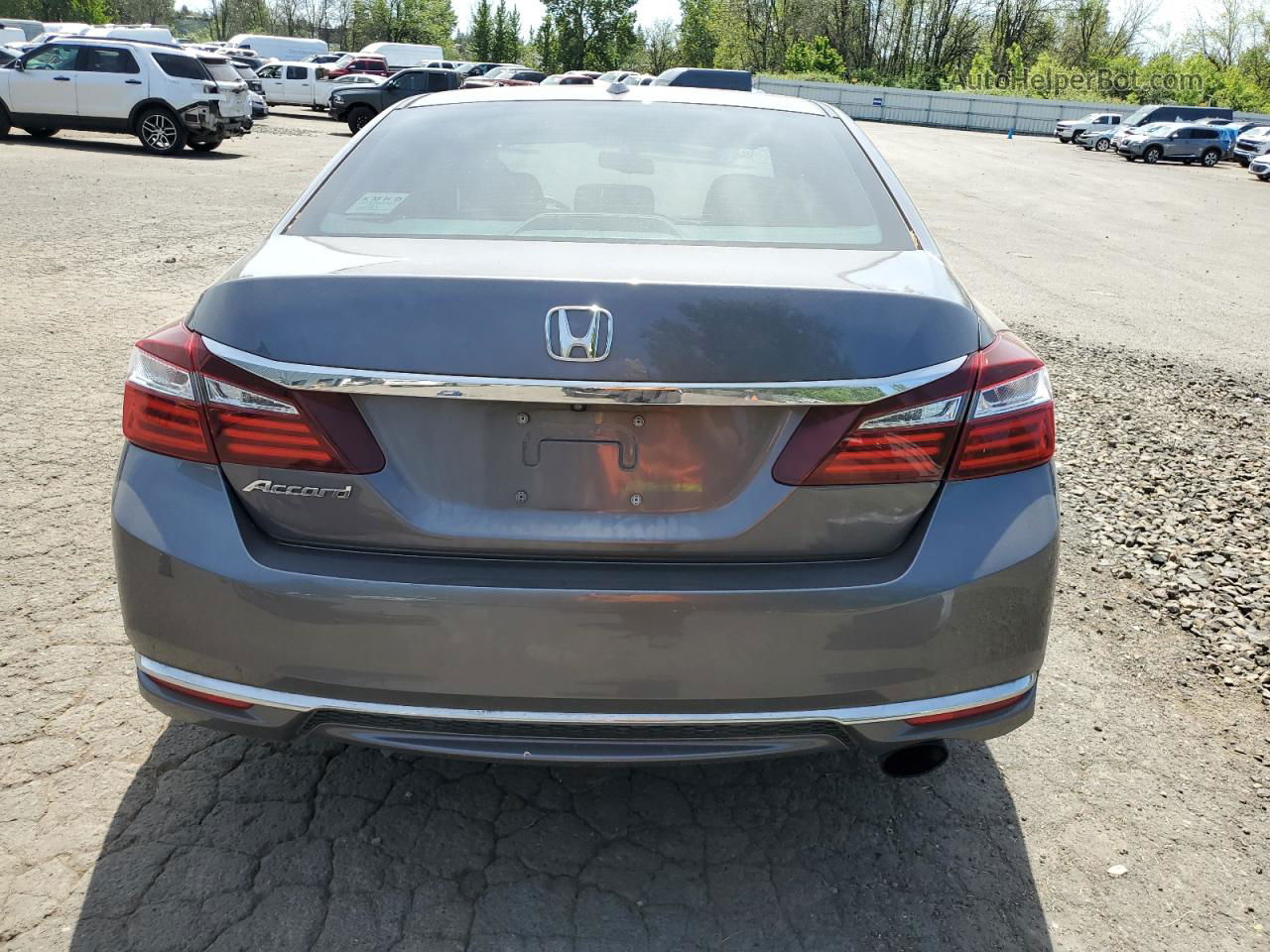 2016 Honda Accord Exl Gray vin: 1HGCR2F87GA033403