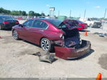 2016 Honda Accord Ex-l Maroon vin: 1HGCR2F87GA127684