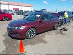 2016 Honda Accord Ex-l Maroon vin: 1HGCR2F87GA127684