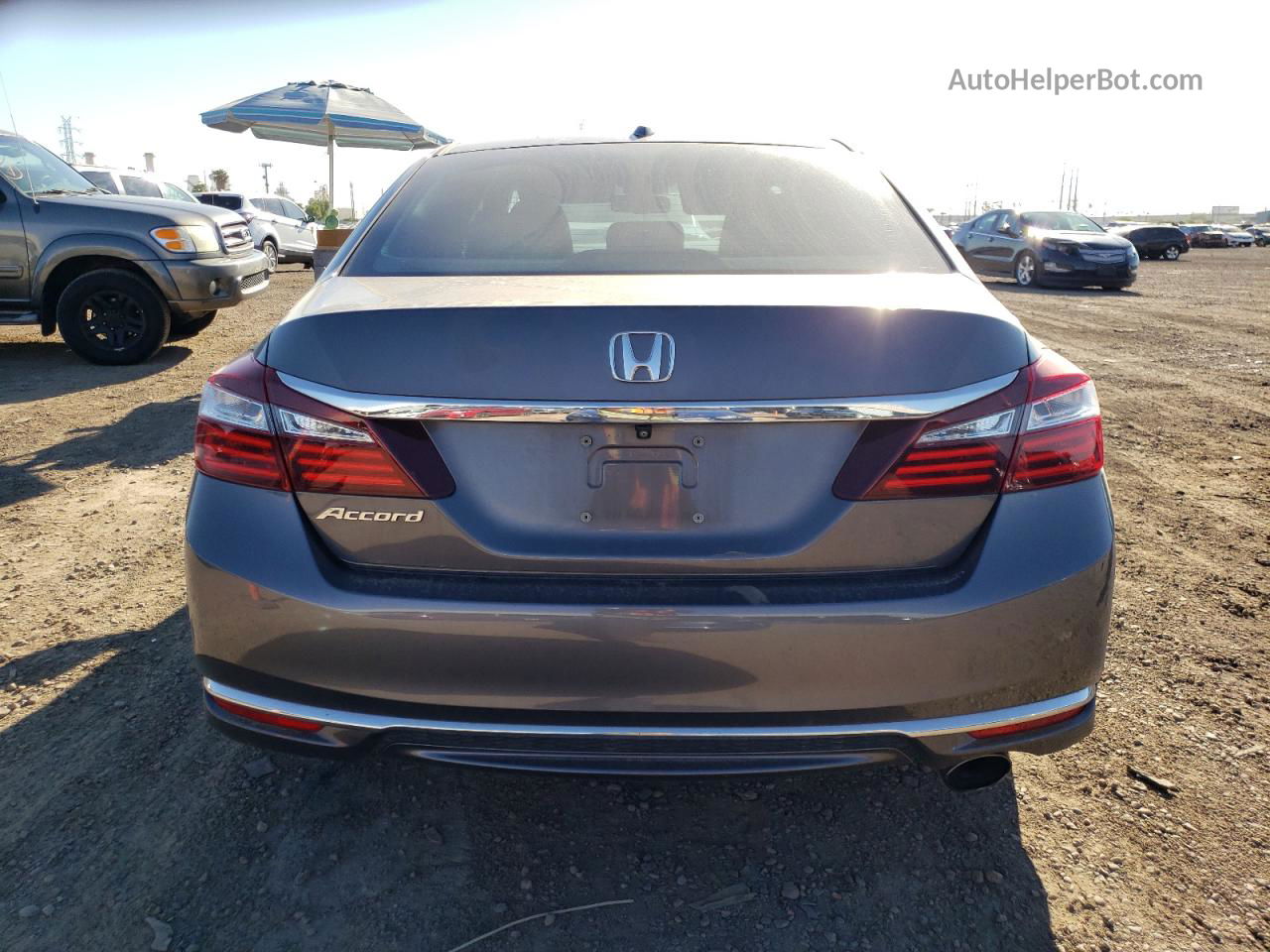 2017 Honda Accord Exl Gray vin: 1HGCR2F87HA049683