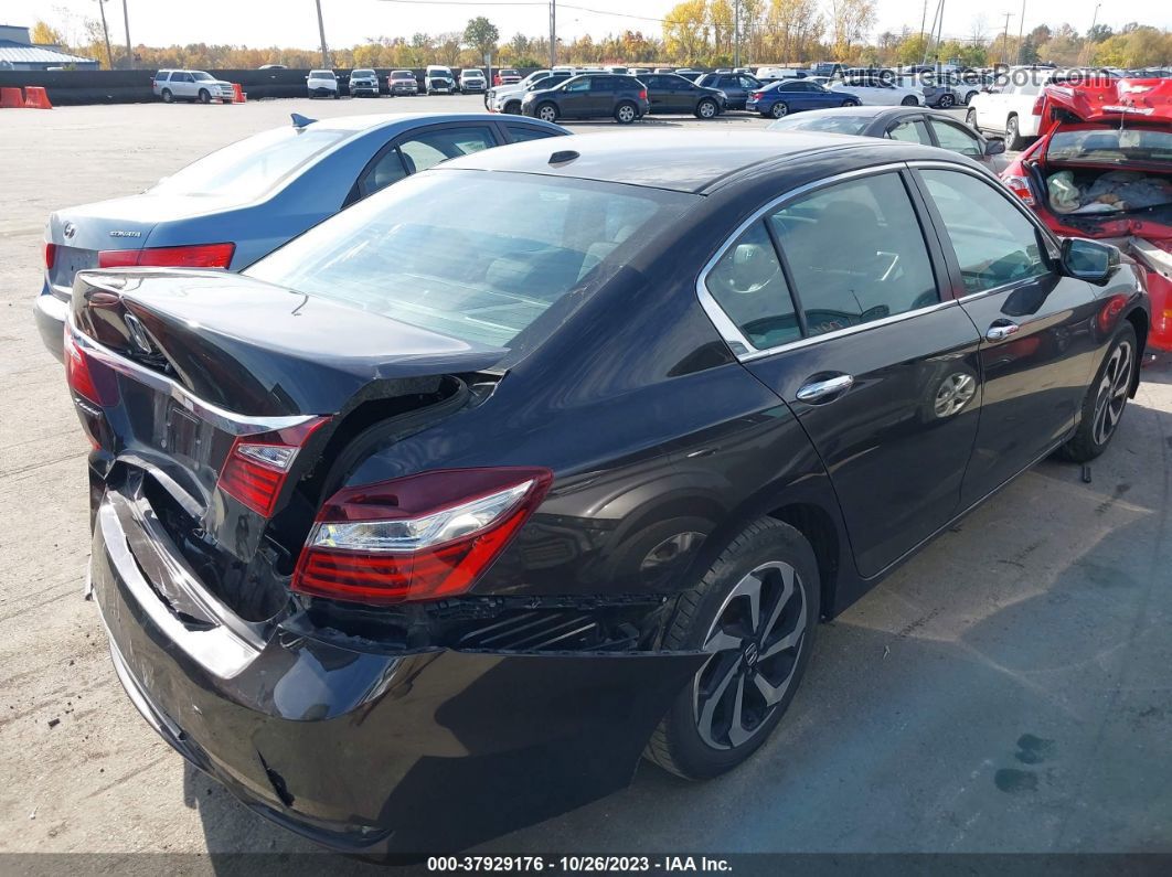 2017 Honda Accord Sedan Ex-l Черный vin: 1HGCR2F87HA135057