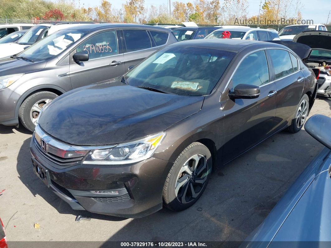 2017 Honda Accord Sedan Ex-l Black vin: 1HGCR2F87HA135057