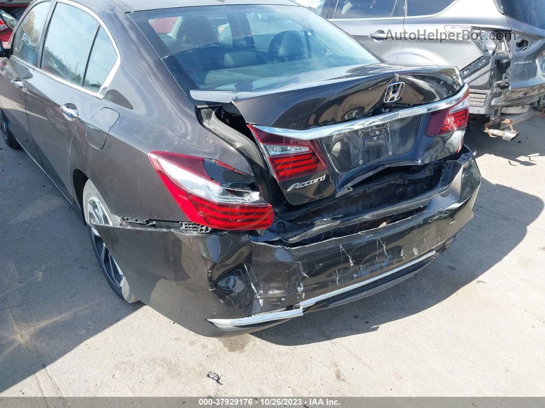 2017 Honda Accord Sedan Ex-l Черный vin: 1HGCR2F87HA135057